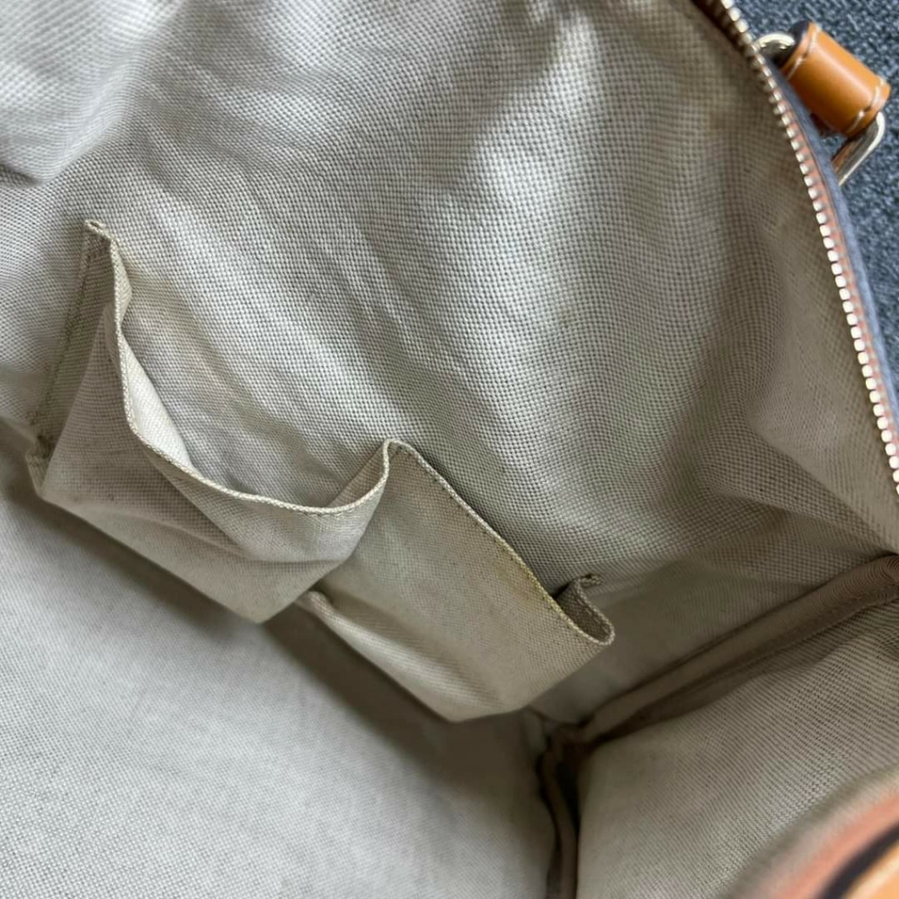 100% Authentic GUCCI Boston GG Cloth Satchel Bag - Picture 14 of 16